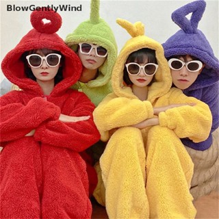 Blowgentlywind ชุดนอนจั๊มสูท คอสเพลย์สัตว์เทเลทับบี้ Disi Onesies Lala สําหรับผู้ใหญ่ ทุกเพศ BGW