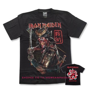 [S-5XL]เสื้อยืดวง ironmaiden senjutsu