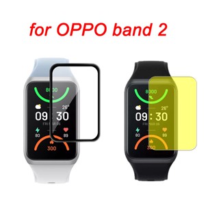 3d PMMA ฟิล์มป้องกัน เต็มขอบ Cove สําหรับ OPPO Band 2 ใส นิ่ม ฟิล์มกันรอยหน้าจอ