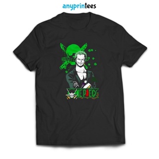 เสื้อเชิ้ตแขนสั้น เสื้อยืดแขนสั้น เสื้อยืดผ้าหนา ราคาส่ง One PIece Zoro SHIRT Anime เสื้อ Luffy Design Unisex Casual Tee