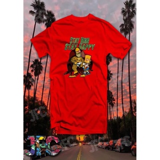 SIMPSON STAY HIGH T-SHIRT UNISEX COTTON_02