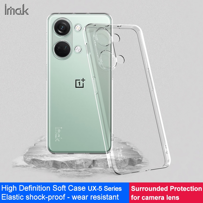 ของแท้ Imak เคส OnePlus Nord 3 5G ใส นิ่ม TPU เคสด้านหลัง ซิลิโคนใส กันกระแทก