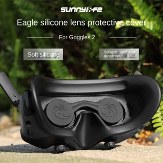 Sunnylife ฝาครอบเลนส์แว่นตา ซิลิโคน ป้องกันรอยขีดข่วน สําหรับ DJI Avata Goggles2 VR