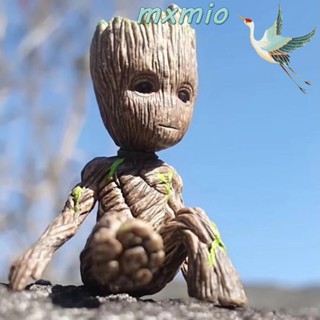 Mxmio ตุ๊กตาฟิกเกอร์ Tree Man Groot 6 ซม. ขนาดมินิของเล่นสําหรับเด็ก