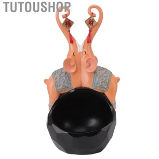 Tutoushop Key Storage Bowl Dual Elephant Style Large  Resin KeyBowl For Office Hot