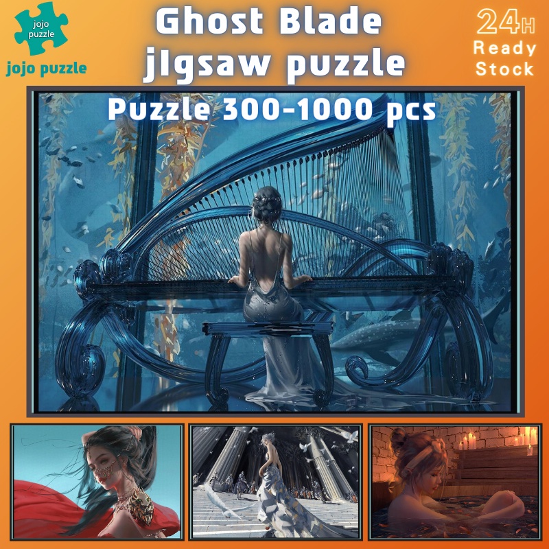 📣พร้อมส่ง📣【Ghost blade】Jigsaw puzzle จิ๊กซอว์ 1000 ชิ้นของเด็ก จิ๊กซอว์ไม้ 1000 ชิ้น จิ๊กซอว์ 1000 ชิ้นสำหรับผู้ใหญ่ จิ๊กซอ จิ๊กซอว์ 500 ชิ้น🧩 4 จิ๊กซอว์ 1000 ชิ้น สำหรับ ผู้ใหญ่ ตัวต่อจิ๊กซอว์ จิ๊กซอว์ การ์ตูน
