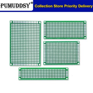 ชุดบอร์ดวงจร Pcb ทองแดง สองด้าน สีฟ้า สีเขียว 5x7 4x6 3x7 2x8 ซม. สําหรับ Arduino 4 ชิ้น ต่อล็อต