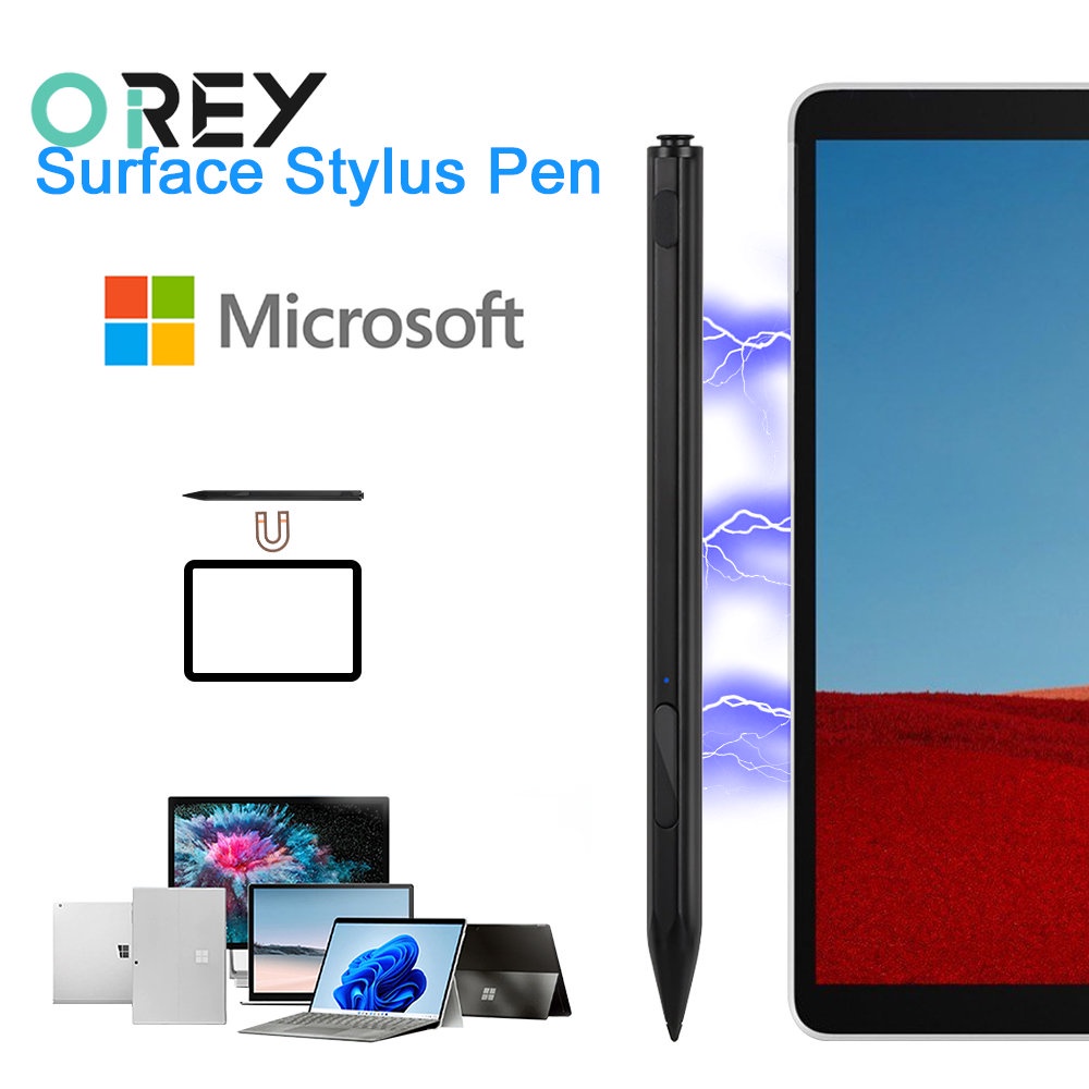 ปากกาสไตลัสแม่เหล็ก สําหรับแล็ปท็อป Microsoft Surface Pro 4 5 6 7 8 9 X Surface Go 1 2 3 Book 3
