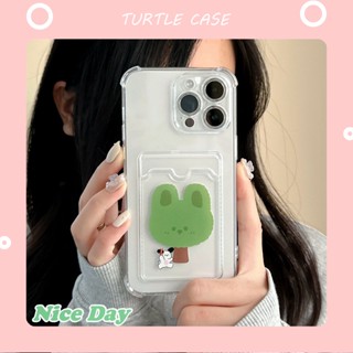 [พร้อมส่ง] เคสโทรศัพท์มือถือ ลายการ์ตูน Tik Tok พร้อมช่องใส่บัตร สําหรับ Apple iPhone 14 13 12 11 PROMAX XS XR XSMAX SE2020 6 7 8PLUS MINI