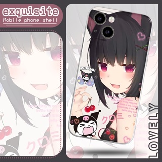 Kuromi เคสไอโฟน iPhone 11 14 pro max 8 Plus case X Xr Xs Max Se 2020 cover เคส iPhone 13 12 pro max 7 Plus