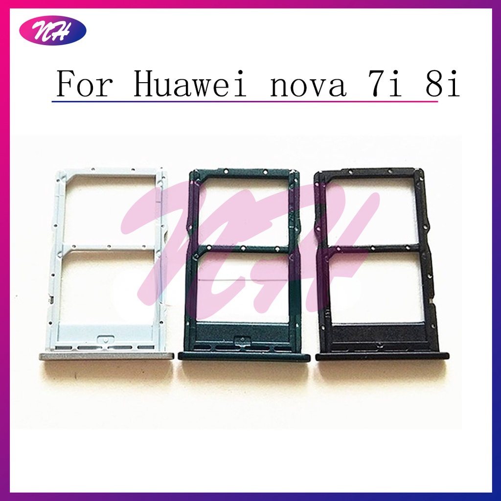 สําหรับ Huawei nova 7i 8i ซิมการ์ดผู้ถือถาดซิมการ์ด Micro SD Card Slot อะแดปเตอร์เปลี่ยน