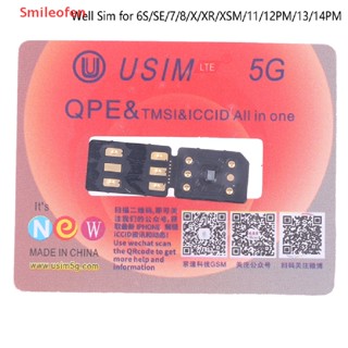 [Smileofen] ใหม่ ซิมการ์ดปลดล็อก USIM U-SIM สําหรับ IP6s-14promax Series