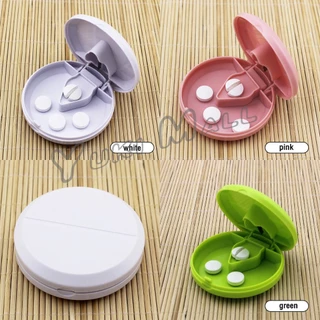 Yuki กล่องตัดยา รุ่นใหม่ ใบมีดคม ที่แบ่งเม็ดยา ที่ตัดเม็ดยา ที่ตัดยา ที่แบ่งยา ตลับใส่ยา pill cutter