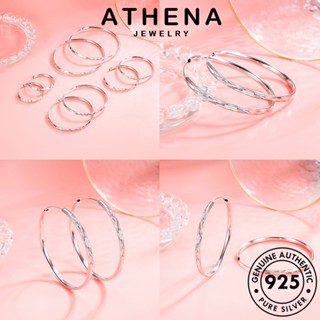 ATHENA JEWELRY หนีบ เกาหลี ตุ้มหู แฟชั่น เครื่องประดับ ห่วง ผู้หญิง ต้นฉบับ แท้ วงเวียนใหญ่ ต่างหู 925 เครื่องประดับ เงิน Silver M001