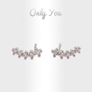 Only You ใหม่ ต่างหูสตั๊ดเงิน S925 ขนาดเล็ก ละเอียดอ่อน 2023