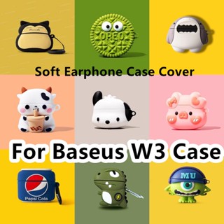 พร้อมส่ง! เคสหูฟัง แบบนิ่ม ลายการ์ตูนลูกสุนัข No.1 สําหรับ Baseus W3