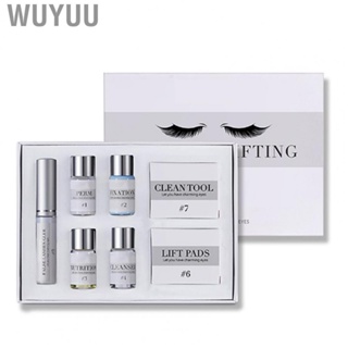 Wuyuu Eyelash Perming Set  Easy To Operate Lash Lift Kit Beautiful Appearance Safe Use Semi Permanent for Beauty