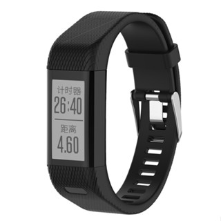 สายนาฬิกาข้อมือซิลิโคน สําหรับ Garmin Vivosmart HR+