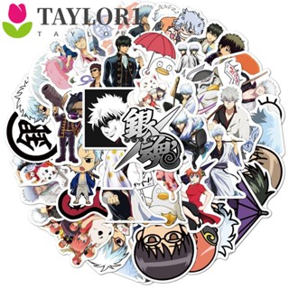 Taylor1 สติกเกอร์ ลายการ์ตูนกินทามะ มีกาวในตัว กันน้ํา สําหรับติดตกแต่งกระเป๋าเดินทาง โทรศัพท์มือถือ สเก็ตบอร์ด