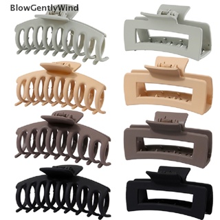 Blowgentlywind กิ๊บติดผมหางม้า ขนาดใหญ่ 11 ซม. สีพื้น 1 ชิ้น BGW