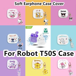 พร้อมส่ง! เคสนิ่ม แบบใส ลายหุ่นยนต์ Kulomi &amp; Cosmonaut สําหรับ Robot T50S T50S