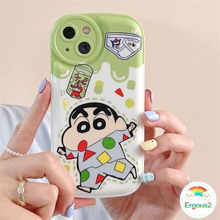 เคสซิลิโคนนิ่ม ลายการ์ตูนชินจัง กันตก สําหรับ iPhone 14 13 12 11 Pro Max X Xr Xs Max 8 7 6 6s Plus SE 2020