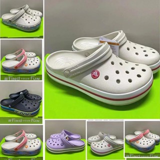 Crocs ใหม่ รองเท้าแตะชายหาด ของแท้ สําหรับผู้หญิง【11016】