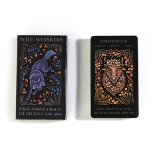 ไม้ตีไข่ รูปสัตว์ Oracle Deck Spirit Animal Oracle Cards Deck Divination Fate สําหรับครอบครัว งานเลี้ยง