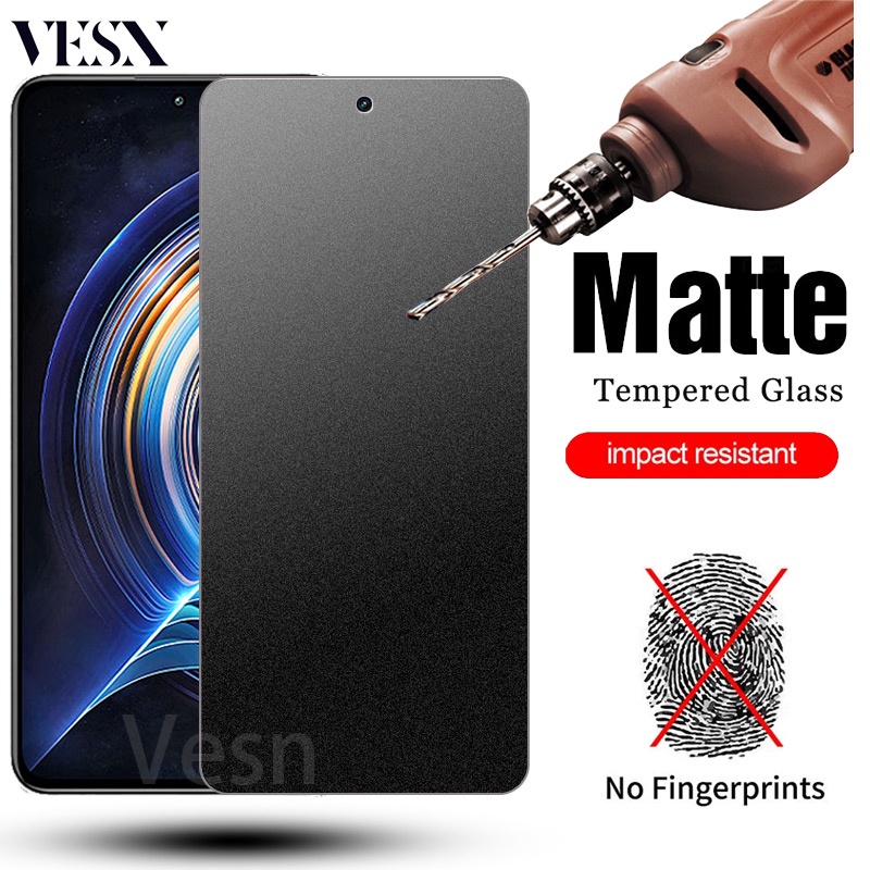 ฟิล์มกระจกเต็มจอแบบด้านรุ่น Redmi K90 K80 K70 Ultra K70E K60 K60E K50 K40 Gaming K30 A4 A3 A2 A2+ A1