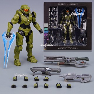Halo ฟิกเกอร์โมเดลตุ๊กตา 5 Guardians Master Chief John117 Halo Infinite 1/12 ของเล่นสําหรับเด็ก
