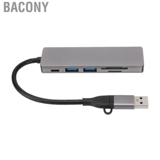 Bacony USB C Hub  Advanced Chipset Strong Compatibility Portable Hub  for Travel