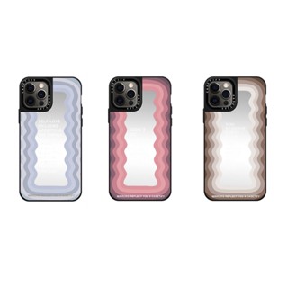 Casetify เคสโทรศัพท์มือถือแบบแข็ง เคลือบกระจก สําหรับ iPhone 14 13 12 11 Pro Max Plus