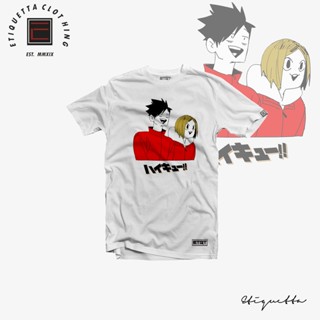 พร้อมส่ง Anime Shirt - ETQTCo. - Haikyuu - Nekoma การเปิดตัวผลิตภัณฑ์ใหม่ T-shirt