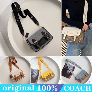 COACH c6781 ca622 Lucy กระเป๋าออร์แกนหนังพลิก/กระเป๋าสะพายผ้าใบ/กระเป๋าผู้หญิง