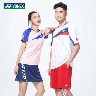 ★★ Yonex ใหม่ เสื้อยืดลําลอง แขนสั้น ลายแบดมินตัน เทนนิส วอลเลย์บอล สําหรับคู่รัก เหมาะกับการเล่นกีฬา เทนนิส