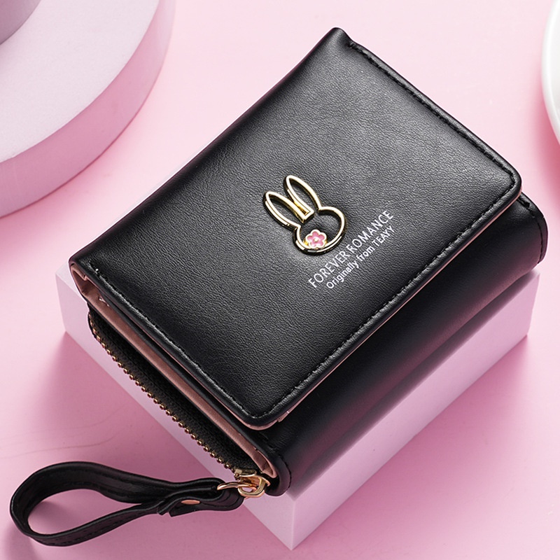 กระเป๋าสตางค์ ใบสั้น ใส่เหรียญได้หลายใบ 70% อเนกประสงค์ แฟชั่นเรียบง่าย สไตล์เกาหลี สําหรับผู้หญิง 2023