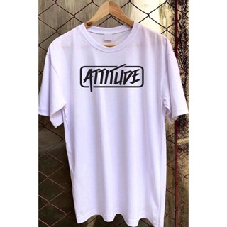 Attitude เสื้อยืด โอเวอร์ไซซ์ สําหรับผู้ชาย และผู้หญิง รับประกันคุณภาพสูง!