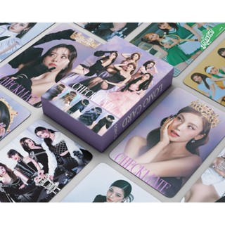 อัลบั้มรูป ITZY ALBUM CHECKMATE LOMO CARD ALBUM CARD YEJI YUNA LIA จํานวน 55 ชิ้น ต่อชุด