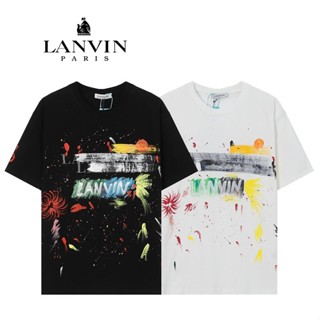 6062 LANVIN gally dept panda เสื้อยืดแฟชั่น สําหรับผู้ชาย ผู้หญิง