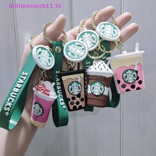 Alittlesearch11 พวงกุญแจ จี้รูปแก้วกาแฟ Starbucks น่ารัก แบบพกพา