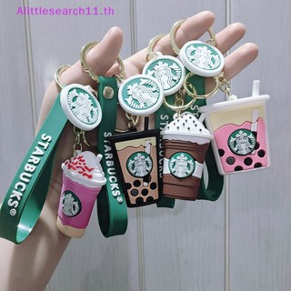 Alittlesearch11 พวงกุญแจ จี้รูปแก้วกาแฟ Starbucks น่ารัก แบบพกพา