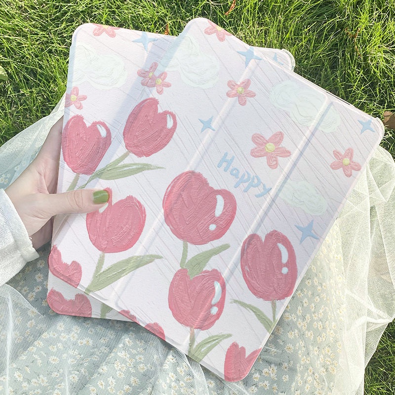 Gen9 เคส iPad สําหรับ iPad Air 4 10.9/gen5/gen6 9.7น่ารัก Air 5 10.9 พร้อมช่องเสียบปากกา gen5/6 9.7T