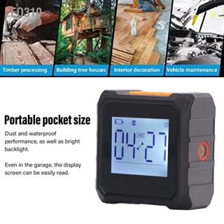 Leo310 Digital Inclinometer Magnetic Backlit แบบพกพาเครื่องวัดมุมดิจิตอลที่ถูกต้องแม่นยำ