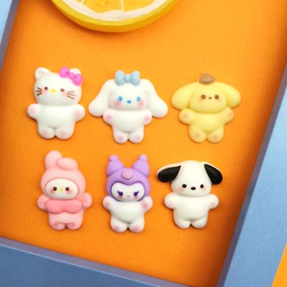 SANRIO จี้การ์ตูน Hello Kitty Jibits Charm Pin My Melody Jibbits Croc Jibitz น่ารัก อุปกรณ์เสริม สําหรับตกแต่งรองเท้าเด็ก