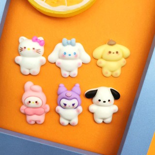 SANRIO จี้การ์ตูน Hello Kitty Jibits Charm Pin My Melody Jibbits Croc Jibitz น่ารัก อุปกรณ์เสริม สําหรับตกแต่งรองเท้าเด็ก