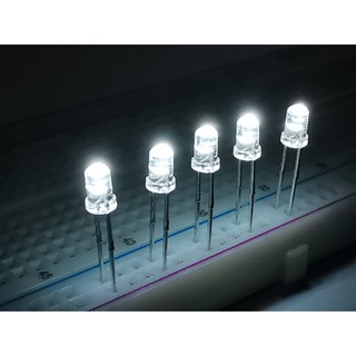 Lighting 100 หลอด/Pack  LED 3mm. ขนาด 3 mm.ไฟDC 3Volt  LED (White/Red/Green/Blue/Yellow/Pink/Warm White/Orange