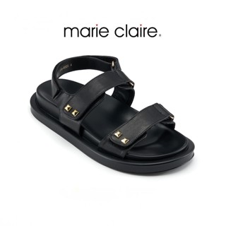 Bata บาจา Marie claire รองเท้ารัดส้น สูง 1 นิ้ว รองเท้าแฟชั่น สำหรับผู้หญิง รุ่น RIKKIE สีเบจ 5703333 สีดำ 5706333