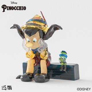 Mgl ของแท้ โมเดลฟิกเกอร์ Disney Pinocchio คริสตัล ของเล่น สําหรับสะสม