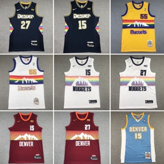 หมายเลขทีมขุด สไตล์การเคลื่อนไหว เสื้อกีฬาบาสเก็ตบอล 15 Joki Jersey 27 Muray Everson Antony Black City NBA Edition 386793