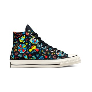 Converse รองเท้าผ้าใบ Sneakers CHUCK 70 PEACE UNITY HI ผู้ชาย ผู้หญิง unisex สีดำ 172259C 172259CH1BKMC